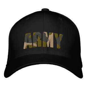 ARMY-Camouflage Bestickte Kappe