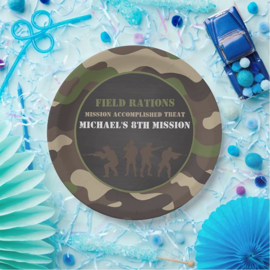 Army Camouflage Birthday Party Teller (Party)