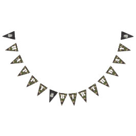 Army Camouflage Happy Birthday Banner