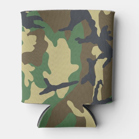 Army Camouflage Jagd auf Grünbraun Dosenkühler (Vorderseite)