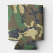 Army Camouflage Jagd auf Grünbraun Dosenkühler (Rückseite)