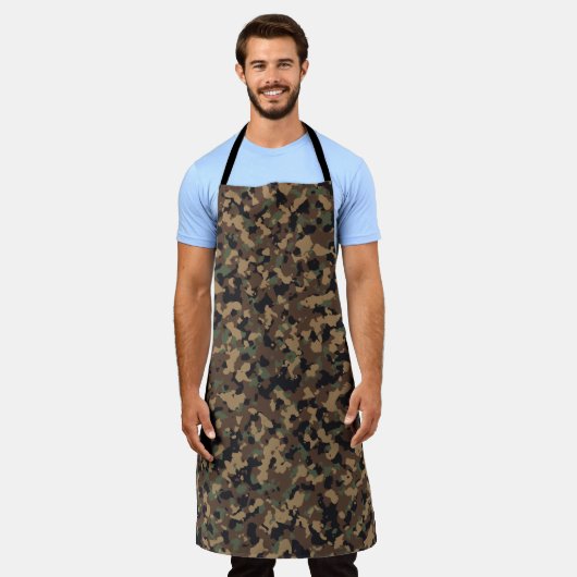Army Camouflage Küche Kochen Schürze (Getragen)