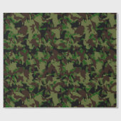 Army Camouflage Pattern Geschenkpapier (Flach)