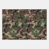 Army Camouflage Pattern Geschenkpapier Set (Vorderseite 3)