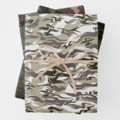 Army Camouflage Pattern Geschenkpapier Set (Beispiel)