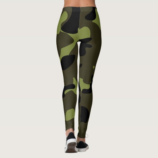 Army Camouflage Pattern Leggings (Rückseite)