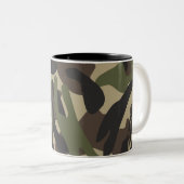 Army Camouflage Zweifarbige Tasse (VorderseiteRechts)
