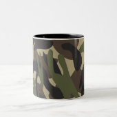 Army Camouflage Zweifarbige Tasse (Mittel)