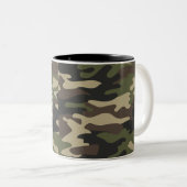 Army Camouflage Zweifarbige Tasse (VorderseiteRechts)