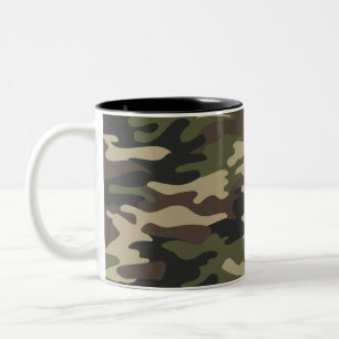 Army Camouflage Zweifarbige Tasse