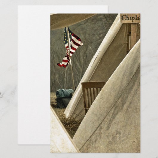 Army Chaplain Briefpapier (Vorne/Hinten)