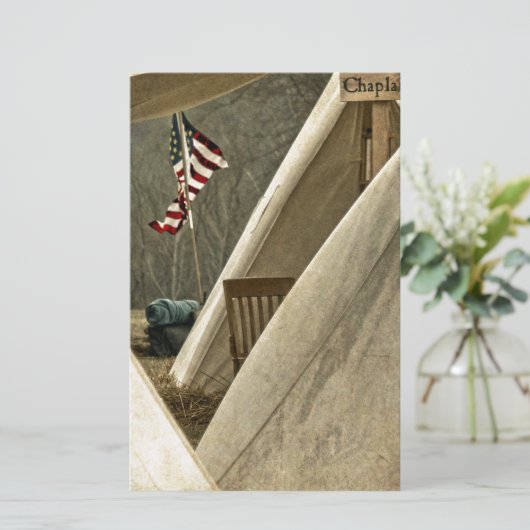 Army Chaplain Briefpapier (Stehend Vorderseite)