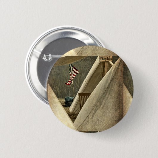 Army Chaplain Button (Vorne & Hinten)