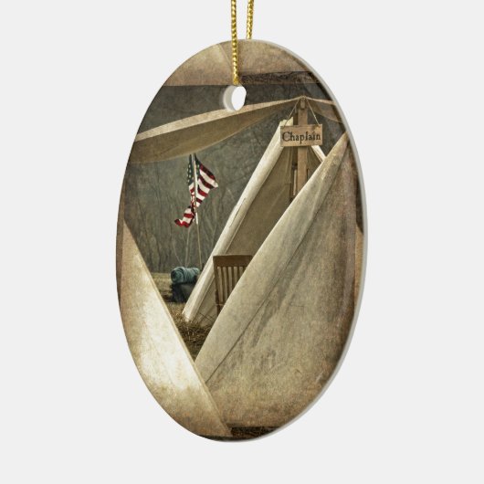 Army Chaplain Keramikornament (Links)