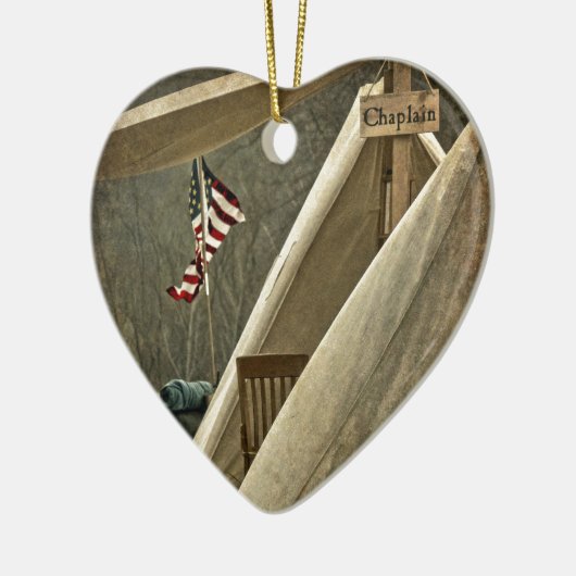 Army Chaplain Keramikornament (Links)