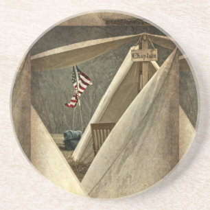 Army Chaplain Sandstein Untersetzer