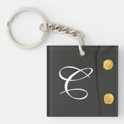 ARMY Class A Uniform Dress Grüntöne Schlüsselkette Schlüsselanhänger (Vorderseite)