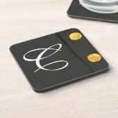 ARMY Class A Uniform Dress Monogram Drink Unterset Getränkeuntersetzer (Linke Seite)