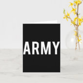 Army - Cool New Us American Vet Funny Gift Tee Karte (Gelbe Blume)