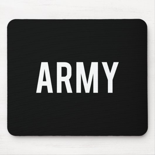 Army - Cool New Us American Vet Funny Gift Tee  Mousepad (Vorne)