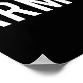 Army - Cool New Us American Vet Funny Gift Tee  Poster (Ecke)