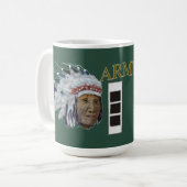 Army CWO-3 Indianeroberhaupt-Tasse Kaffeetasse (Vorderseite Links)