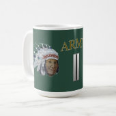 Army CWO-5 Indianeroberhaupt-Tasse Kaffeetasse (Vorderseite Links)