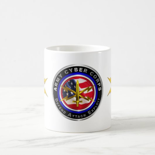 Army Cyber Corps Veteran Kaffeetasse (Mittel)