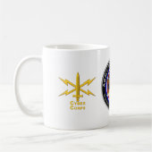Army Cyber Corps Veteran Kaffeetasse (Links)