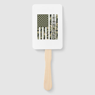 Army Dad Camo Amerikanische Flagge Vintage-Shirt D Fächer