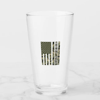 Army Dad Camo Amerikanische Flagge Vintage-Shirt D Glas