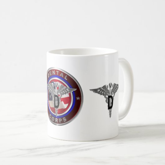 Army Dental Corps  Kaffeetasse (VorderseiteRechts)