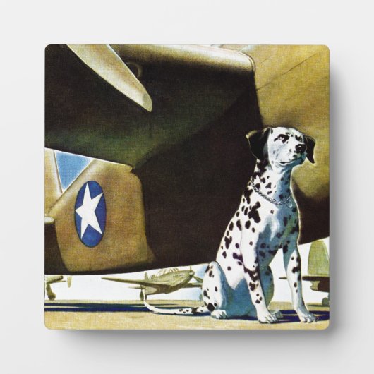 Army Dog Fotoplatte (Vorderseite)