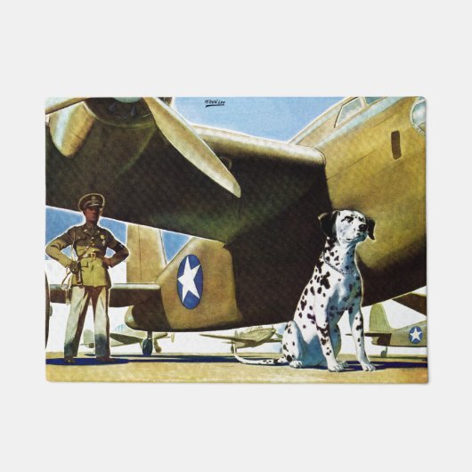 Army Dog Fußmatte (Vorderseite)