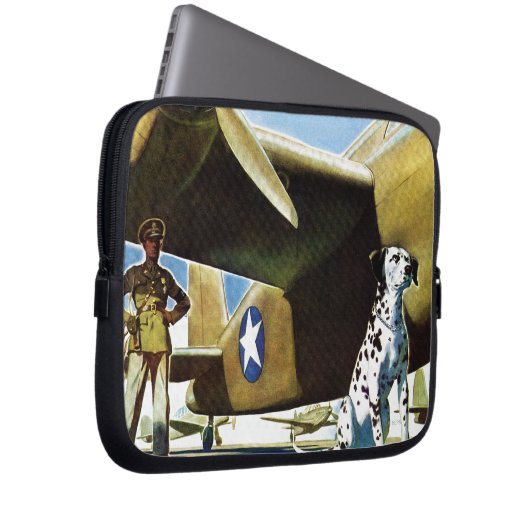 Army Dog Laptopschutzhülle (Vorne Rechts)