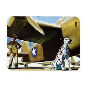 Army Dog Magnet