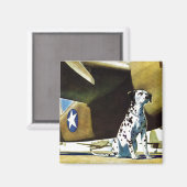 Army Dog Magnet (Vorderseite/Rückseite)