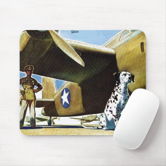 Army Dog Mousepad (Mit Mouse)