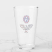 Army Eagle mit Patch Glass Tumbler (Rückseite)
