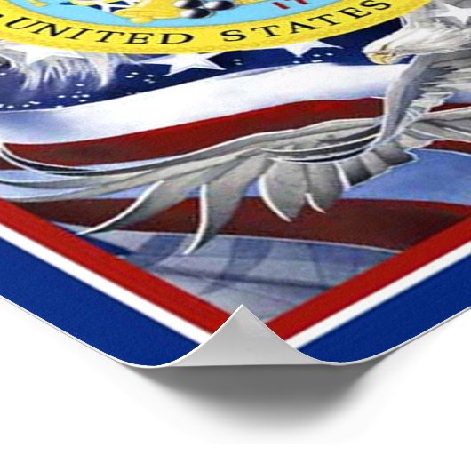 Army Eagle Poster (Ecke)