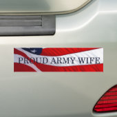Army Ehefrau American Flag Autoaufkleber (Auf Auto)