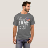 Army Ehefrau Shirt - Proud Army Ehefrau T Shirt Da (Vorne ganz)