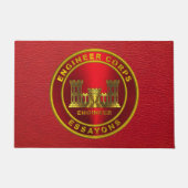 Army Engineer Corps Fußmatte (Vorderseite)