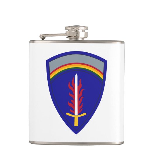 Army Europe USAREUR Insignia Flachmann (Vorderseite)
