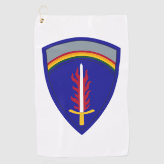 Army Europe USAREUR Insignia Golfhandtuch