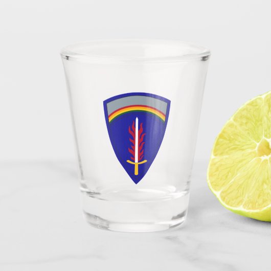 Army Europe USAREUR Schnapsglas (Vorderseite)