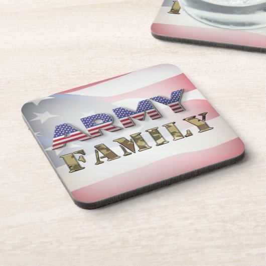 Army Family Getränkeuntersetzer (Linke Seite)
