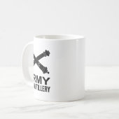 Army Field Artillery Branch Us Usa 1  Kaffeetasse (Vorderseite Links)