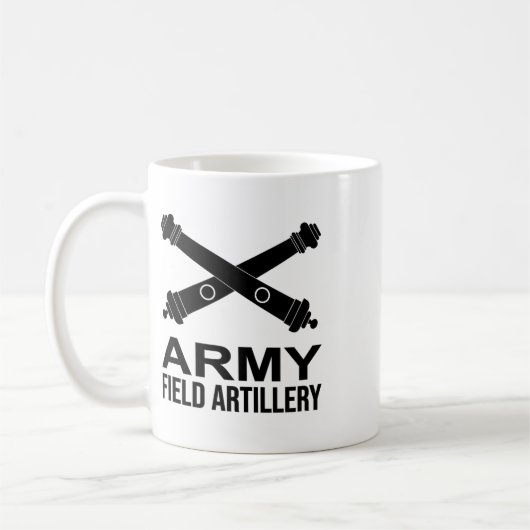 Army Field Artillery Branch Us Usa 1  Kaffeetasse (Links)