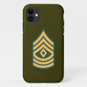 Army First Sergeant Case-Mate iPhone Hülle (Rückseite)
